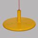Yellow XL Fog & Morup Optima Pendant Lamp: Hans Due Design, Denmark 1970s
