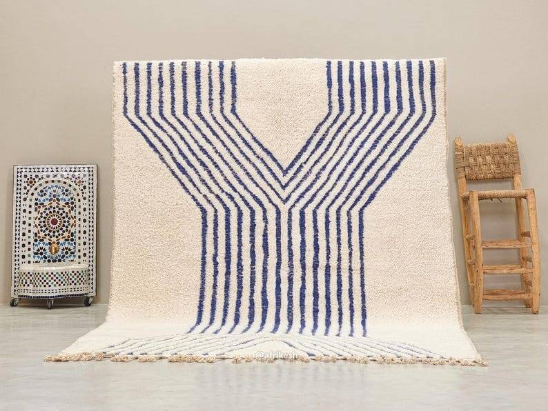 Tapis azilal Tissé main traditionnelle
