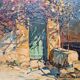 oil painting on wood by Laurent Mattio