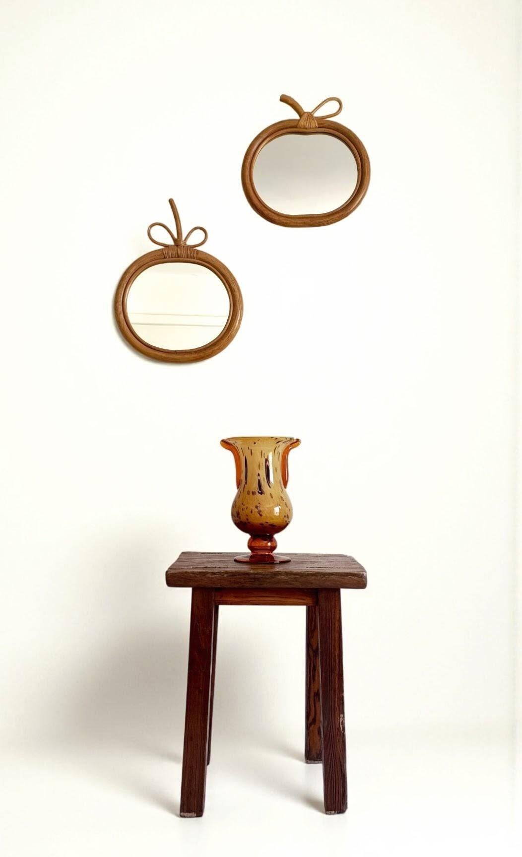 Art Nouveau Opaline Glass Vase by Cristallerie de Clichy, France