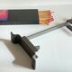 Brutalist Match Holder Steel Chimneys VINTAGE