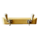 Portemanteau mural en bois vintage - double patère