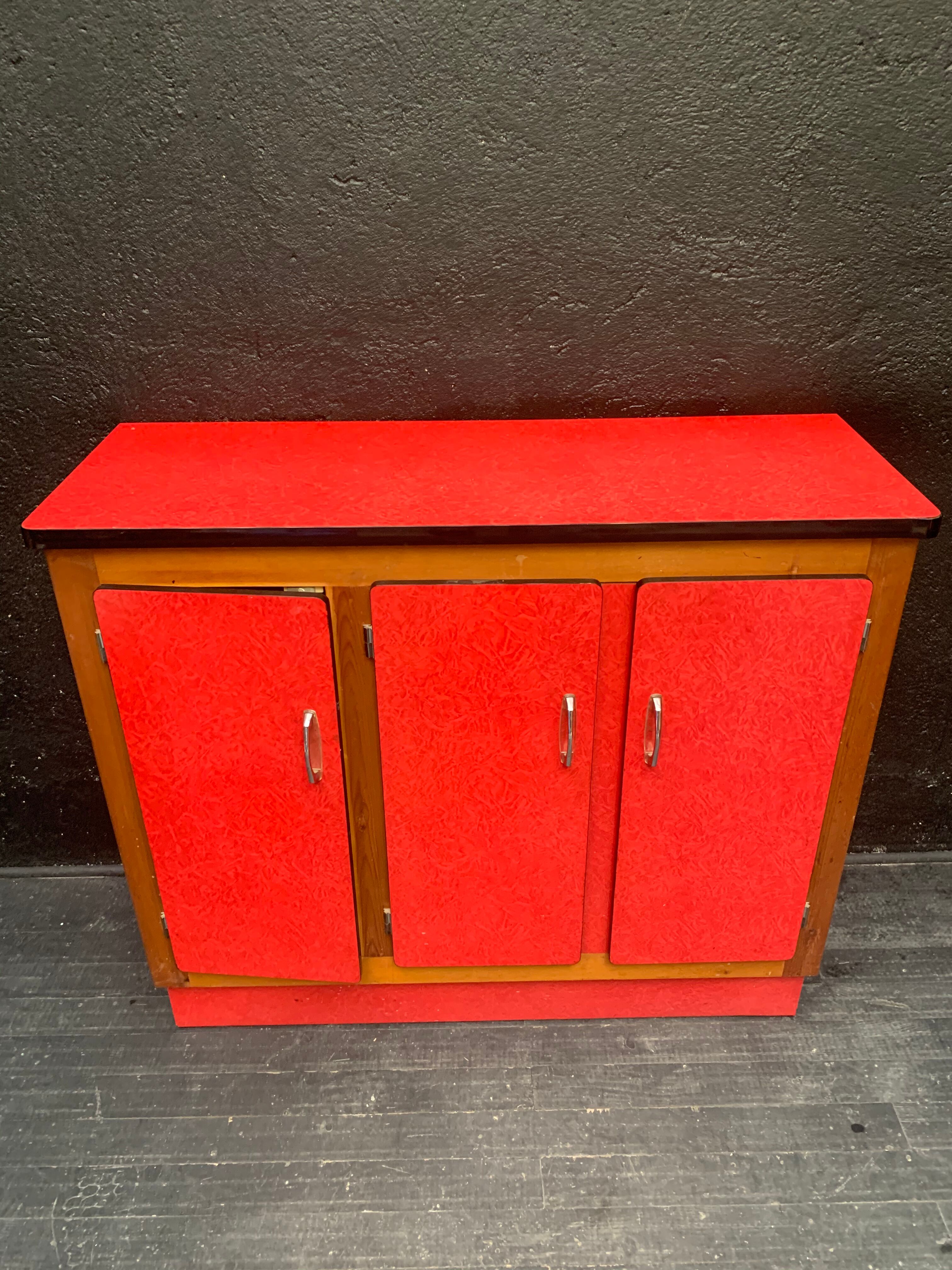 Meuble vintage en formica 1960