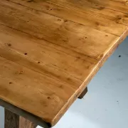 Grande table de monastère en bois style campagnard 298 cm