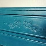 Duck blue art deco dresser
