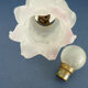 Old porcelain wall light vintage glass tulip