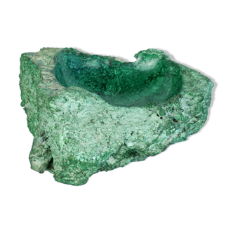 Large malachite ashtray