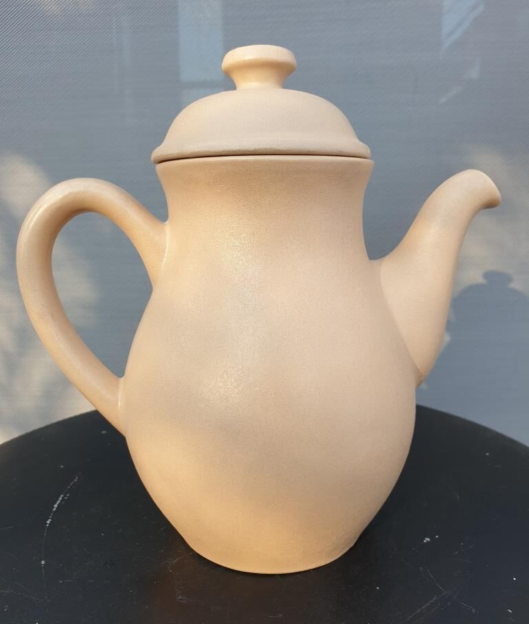Vintage teapot white dogwood flower hand decoration