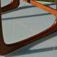 Scandinavian "sledge" chair in teak by Baumann