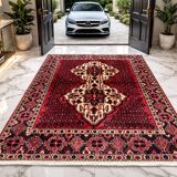 handmade Persian rug from Hamedan