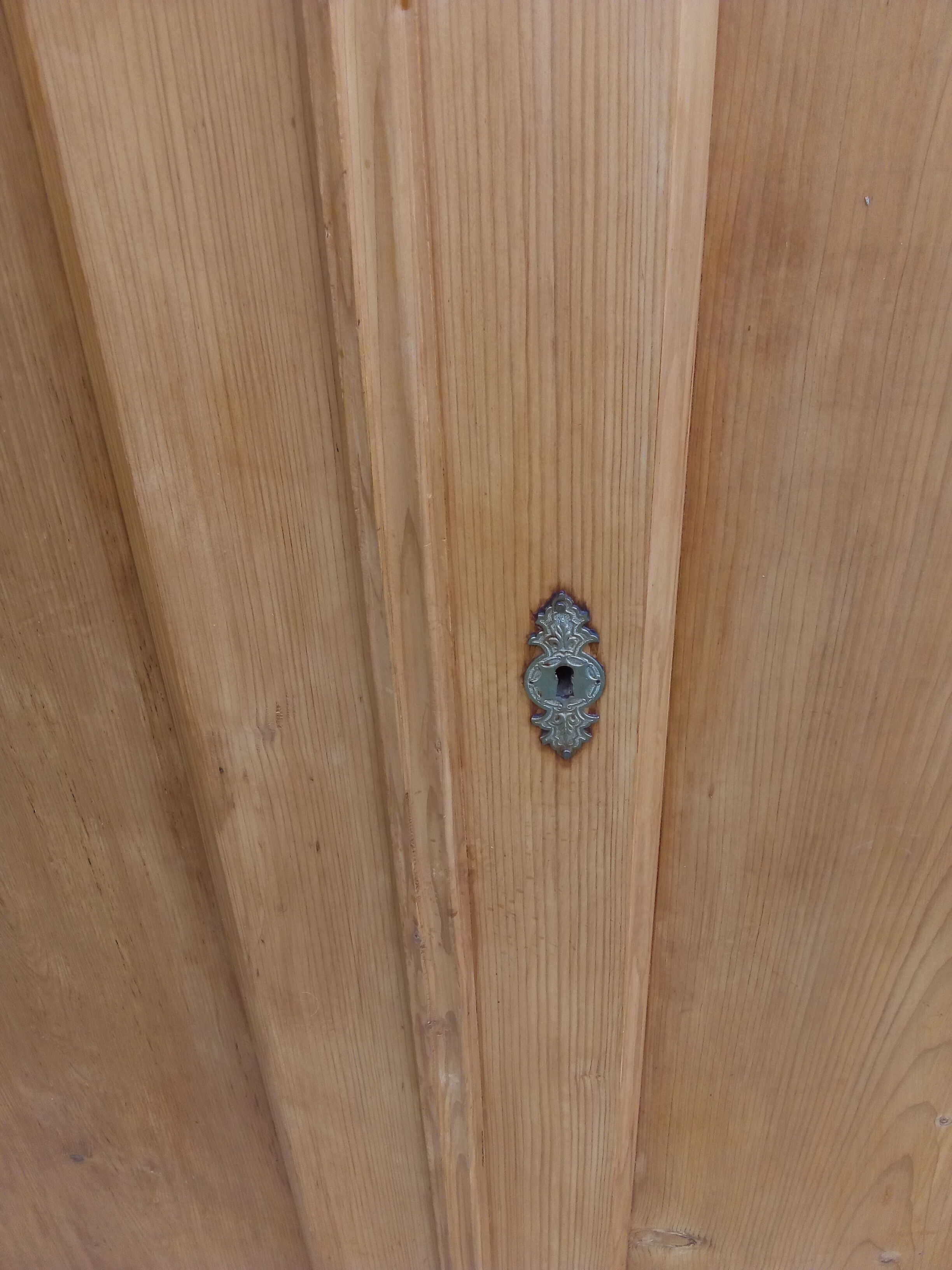 English pine cabinet