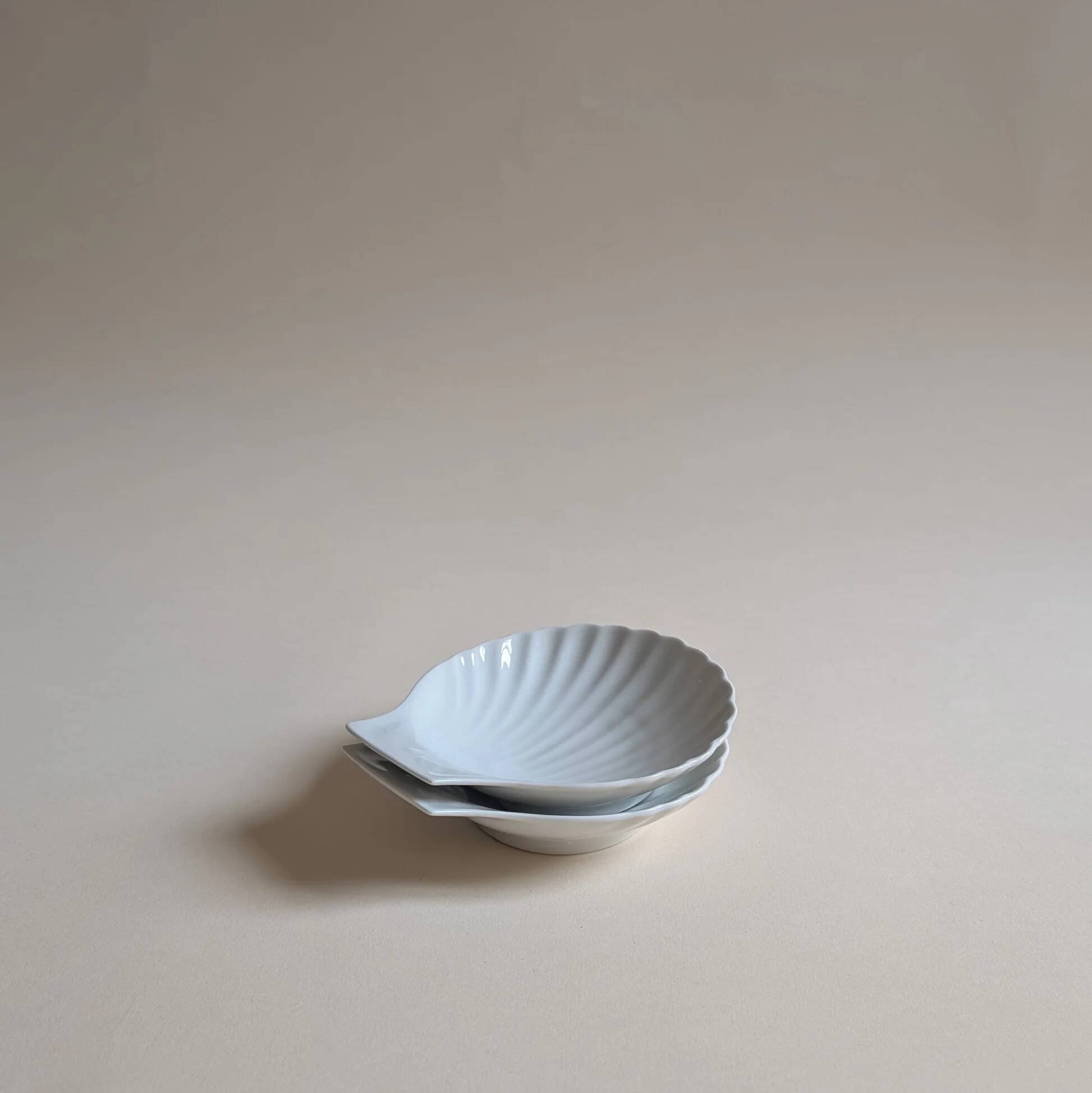Paire de coupelles coquillages