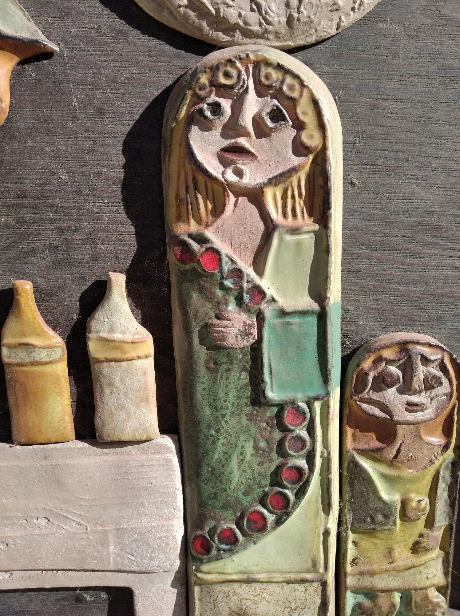 Roland Zobel ceramic painting, the Anduze Cyclades