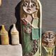 Roland Zobel ceramic painting, the Anduze Cyclades