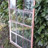 W84xH137.5 industrial curved metal glass frame window