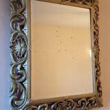 Gilded wood mirror, late 19th century