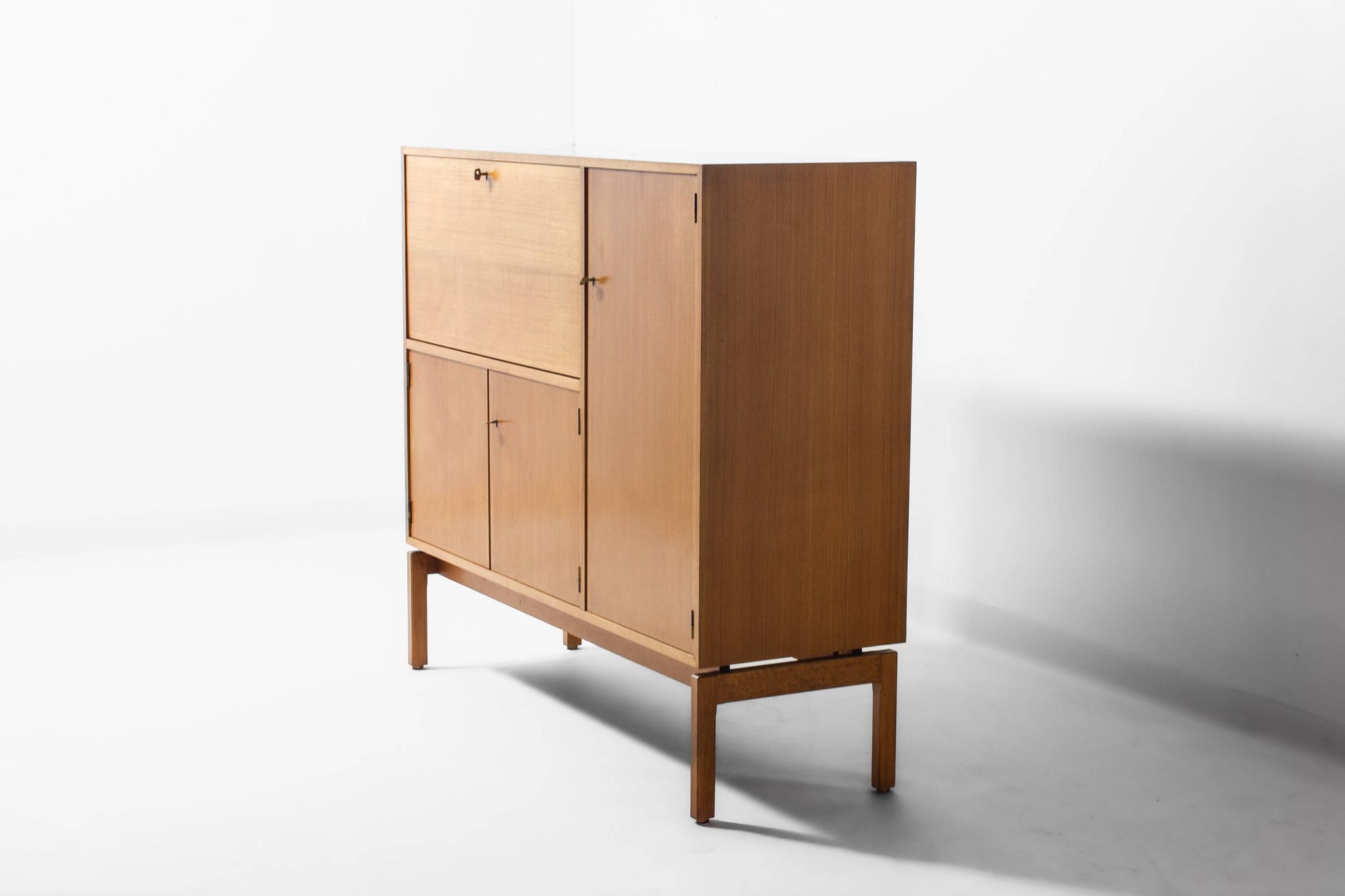 Illuminated mid-century bar cabinet by Jos de Mey, Belgium 1960s