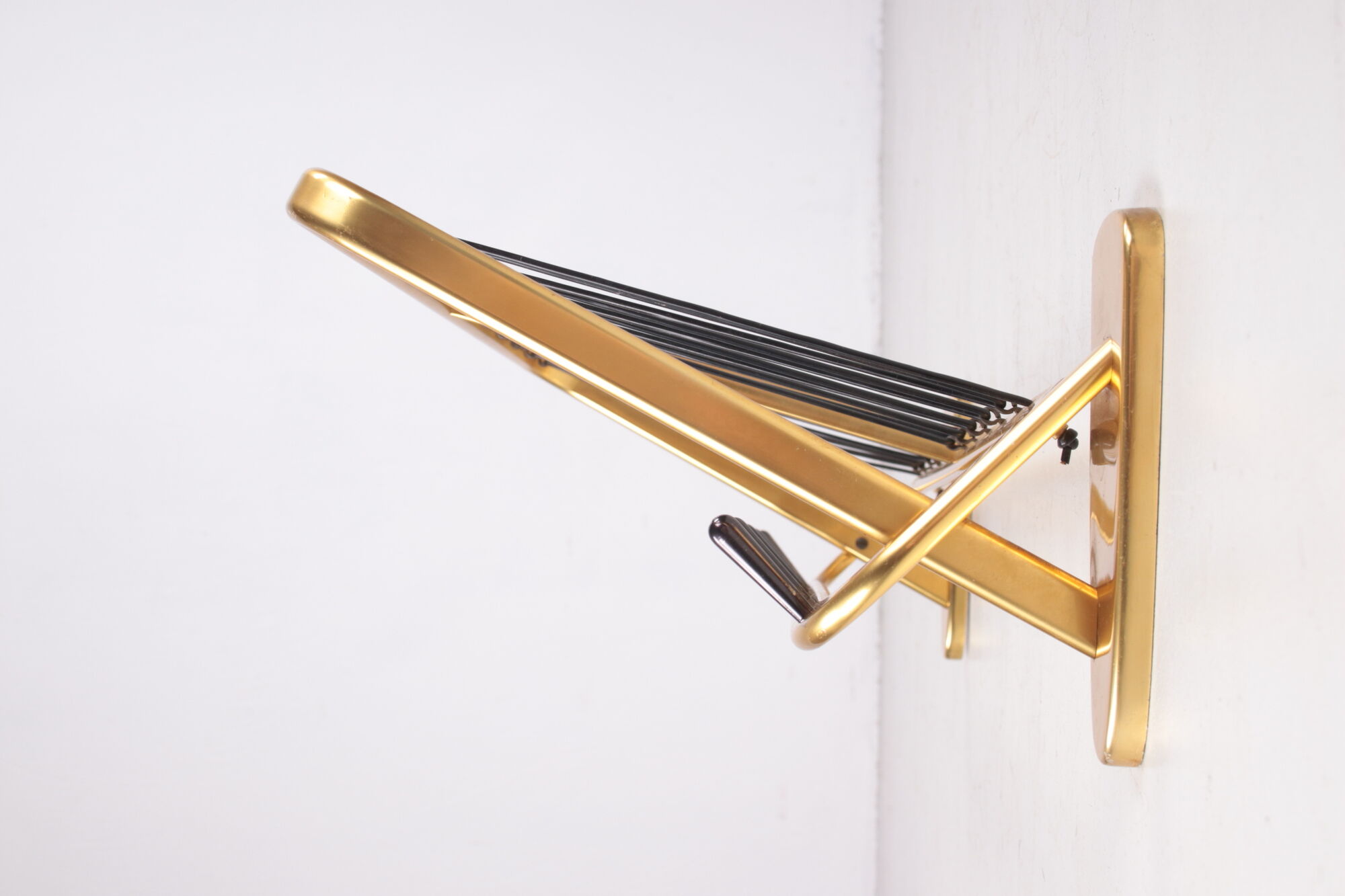 Wall coat rack Hollywood Regency style 1960s