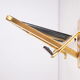 Wall coat rack Hollywood Regency style 1960s