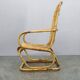 Fauteuil en rotin italien des années 1960.