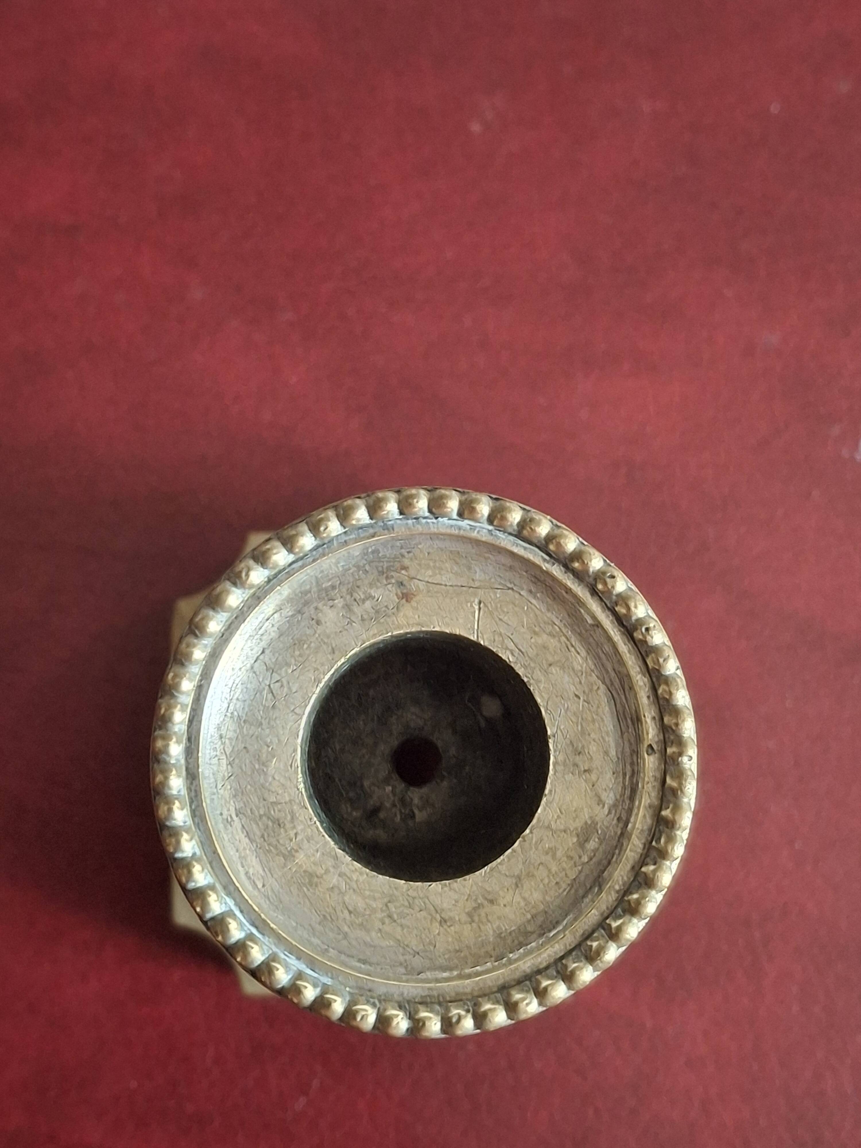 Empire style bronze candle holder