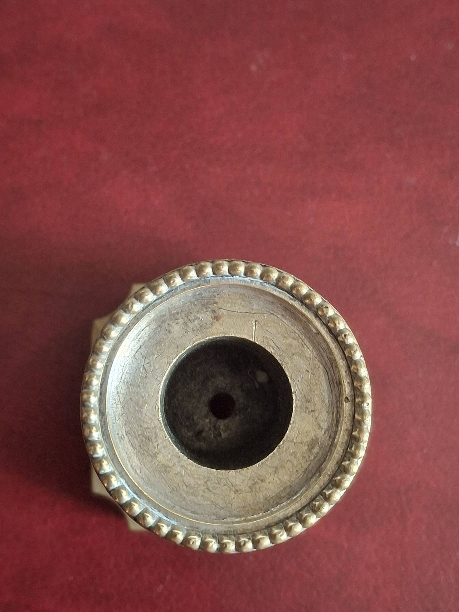 Empire style bronze candle holder