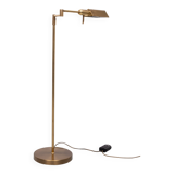 Herda Brass halogen swing arm Floor lamp 1980s