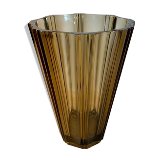 Luminarc smoked glass vase