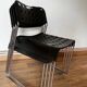 Set of 4 Black Omstak Chairs by Rodney Kinsman for Bieffeplast