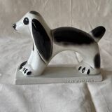 Ceramic dog Geo Condé 1930 Saint-Clement
