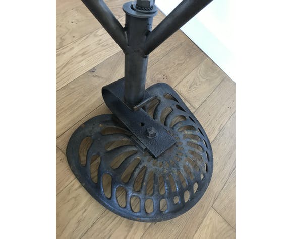 Forged iron stool