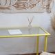 Giandomenico Belotti desk for Fly Line, yellow metal