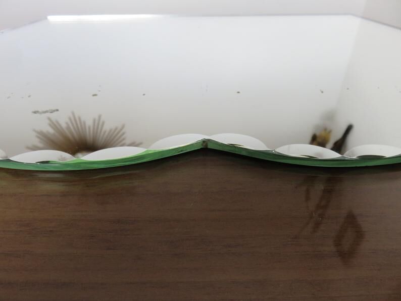 Mirror beveled art deco free form 40/50