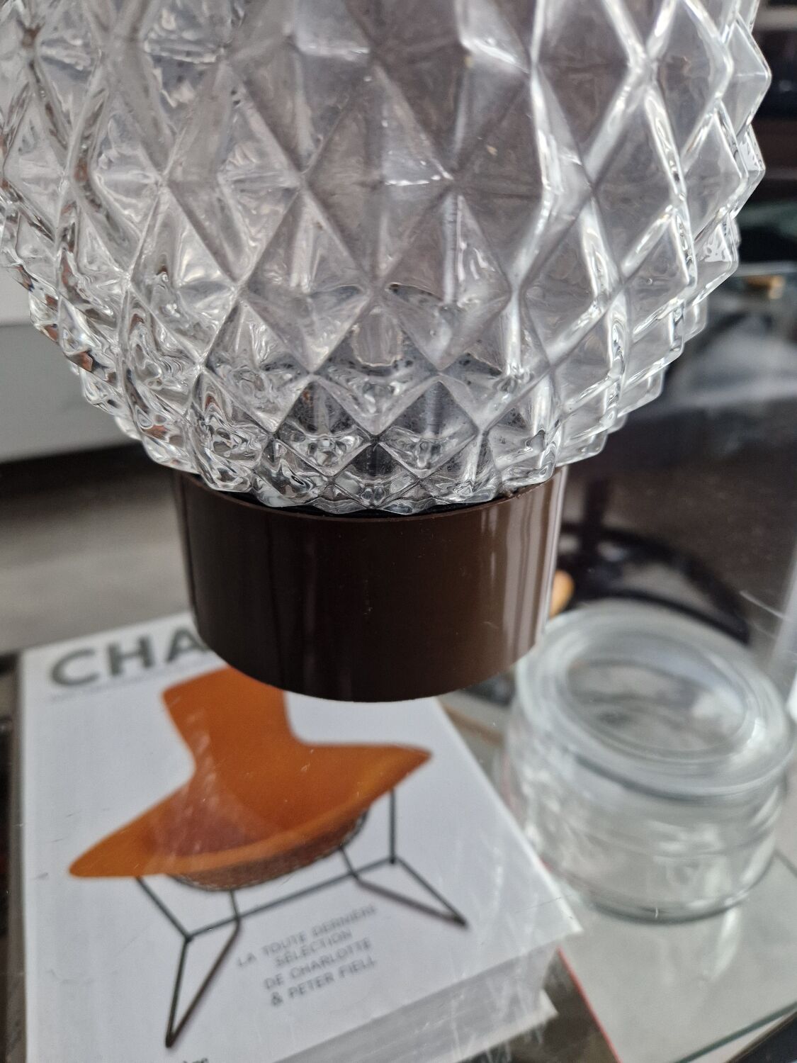 Vintage BHV Marais ceiling light