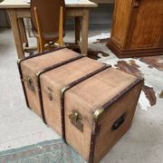 Ancienne malle de voyage « Soyez Père » Lille