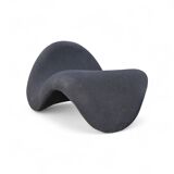Tongue F577 lounge chair by Pierre Paulin for Artifort / iron frame / 1970s / vintage condition / first edition