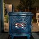 Vintage "Le Non Pareil" cast iron blue enamel pan – Upcycled to bioethanol