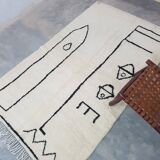 Moroccan Berber wool rug 250 x 150 Cm