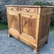 Old low sideboard in solid cherry wood from the 1900s.