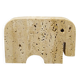 1970s Original Travertine Elephant Sculpture by Enzo Mari for F.lli Mannell