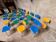 Set of 55 stackable vintage industrial school chairs 1950 thermoformed seat