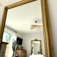 19th-century antique gilded mirror.
