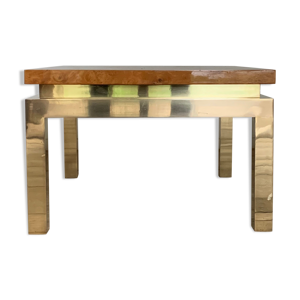 Table basse laiton et