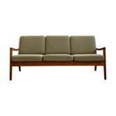 Mid-century modern teak sofa, senator series by Ole Wanscher for Cado