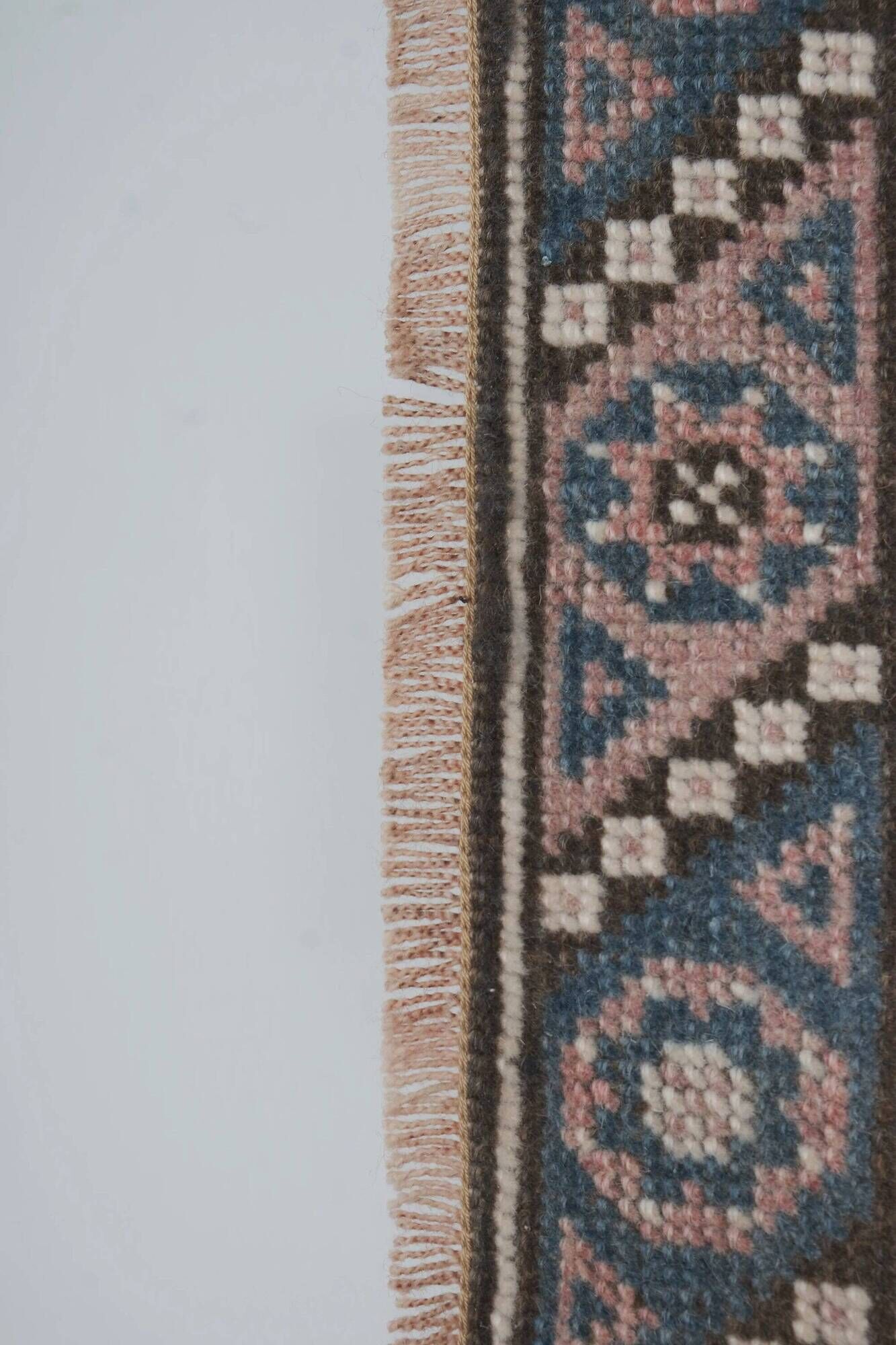 Vintage Turkish hallway rug 67x317 cm