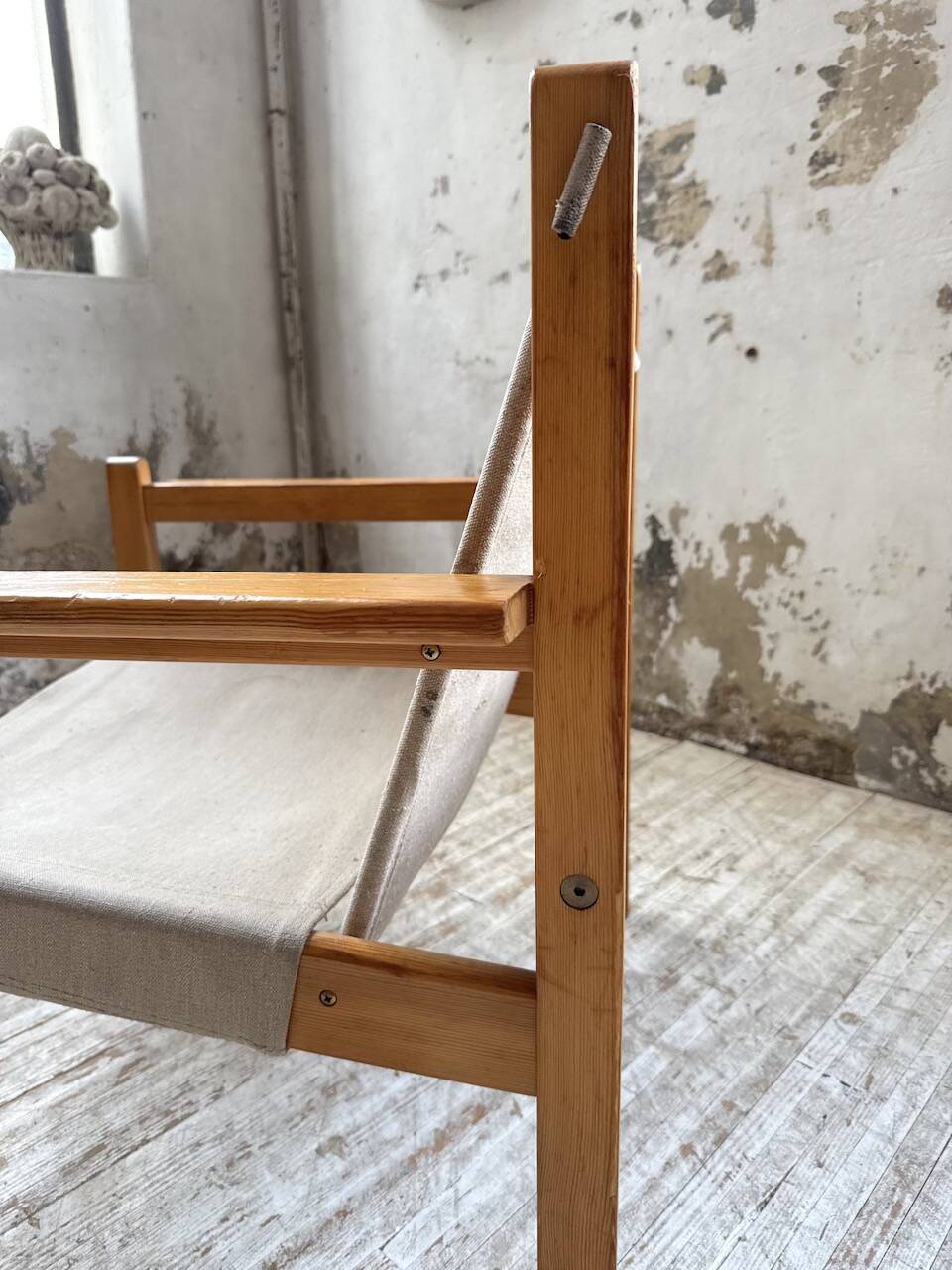Safari chair in pine by Rold Rastad and Adolf Relling, 1960.