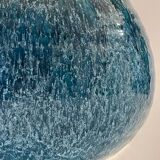 Accolay, Turquoise Ceramic Spinning Top Vase, 1960.