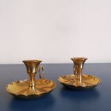 Pair of candle holders