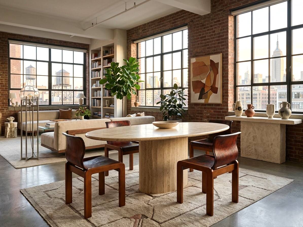 Curved wooden and leather chairs by Afra and Tobia Scarpa from the 1970s, set of 4.