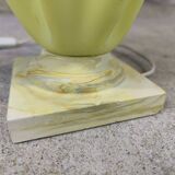 Vintage yellow Corolle table lamp